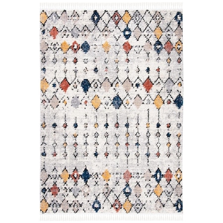 Safavieh 9 x 12 ft. Morocco Bohemian Rectangle Area Rug Grey & Gold MRC825F-9